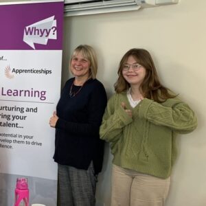 Laura Wright CIPD Tutor and HR Support Apprentice Amy Webster