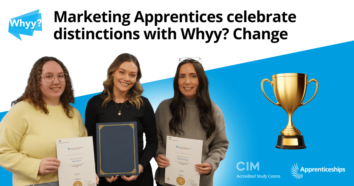 Marketing Apprentices celebrate distinction success